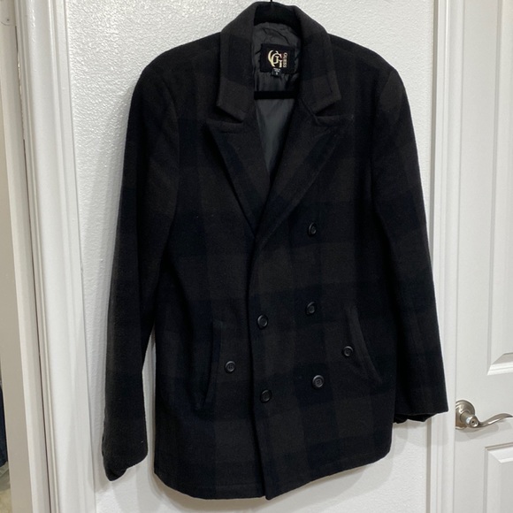Men’s Guess Pea Coat - Picture 1 of 3